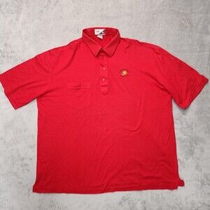Wilson Staff Men's Red Polo Sz XL Koronis Hills Golf Club